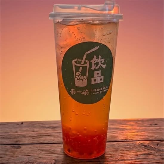 落日波波气泡水 Boba Sunset Soda
